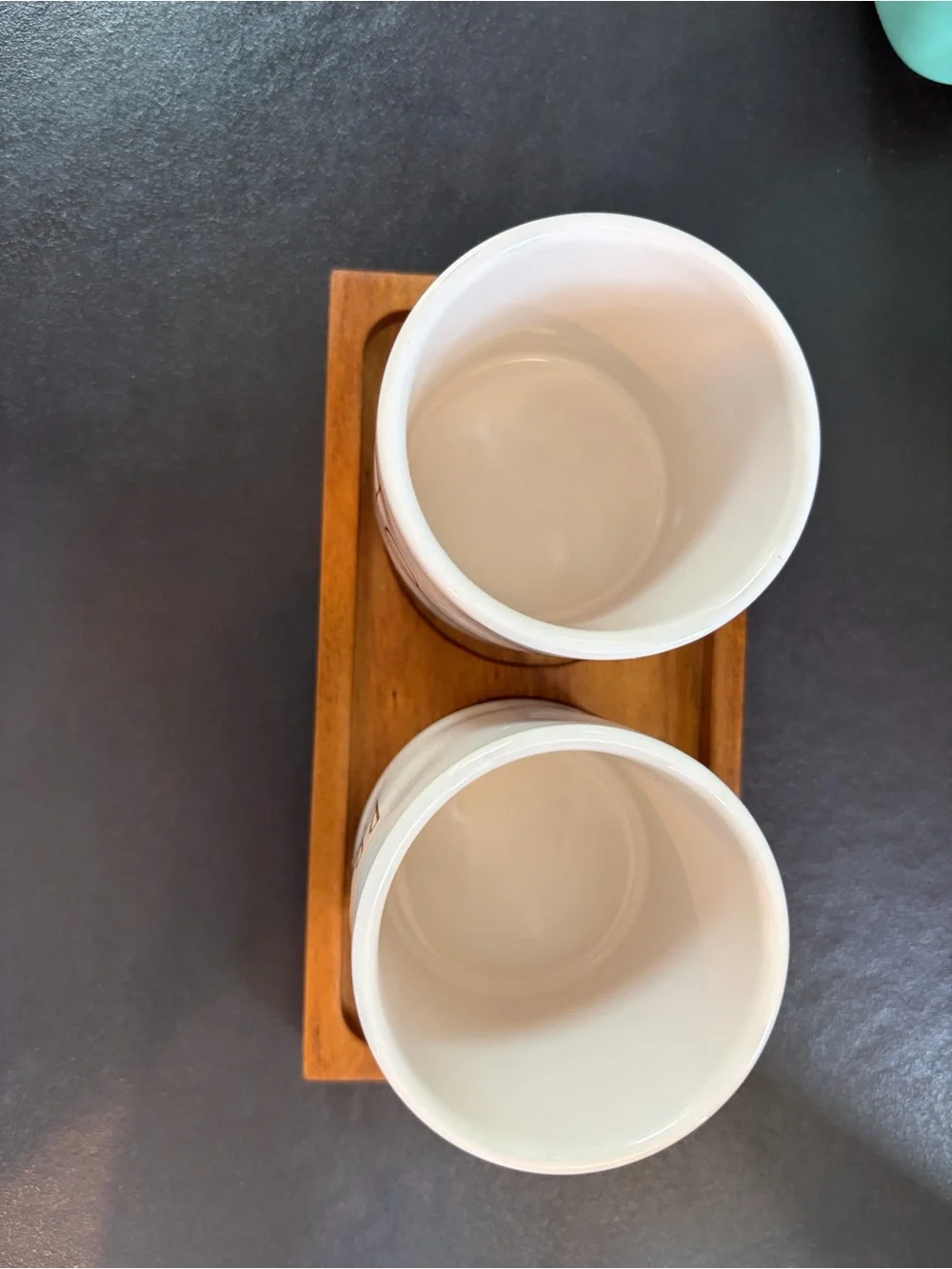 Rae Dunn Farmhouse Trinket Jars Gold 'HELLO' 'PRETTY' Set w Wooden Tray new